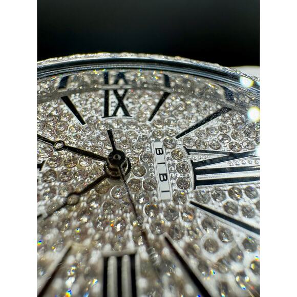 New Luxury BiBi 26mm Iced Out Stainless Steel Watch